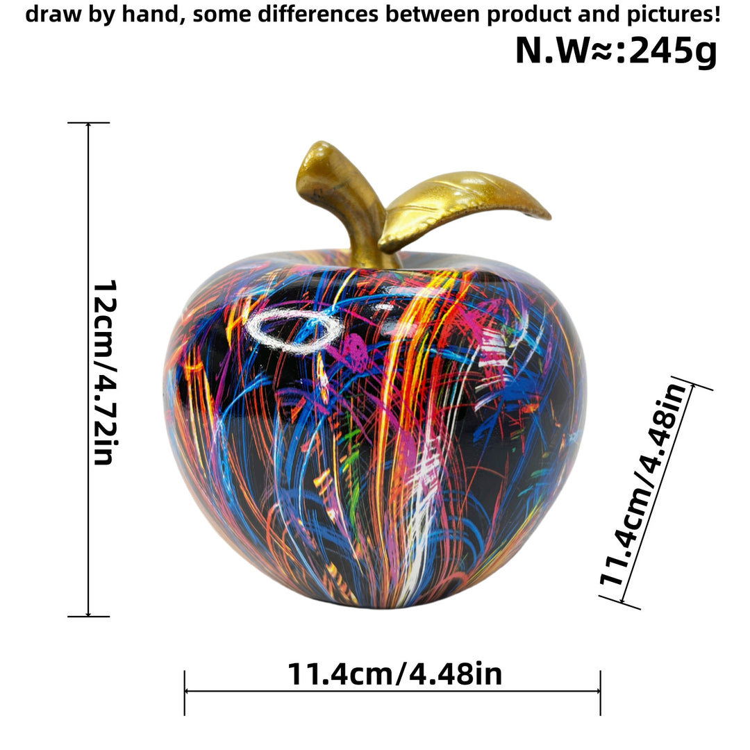 Decorative apple figure with artistic design Kalsten