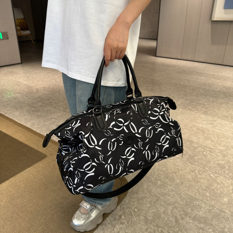 Stylish Floral Print Weekend Duffel Bag Kalsten