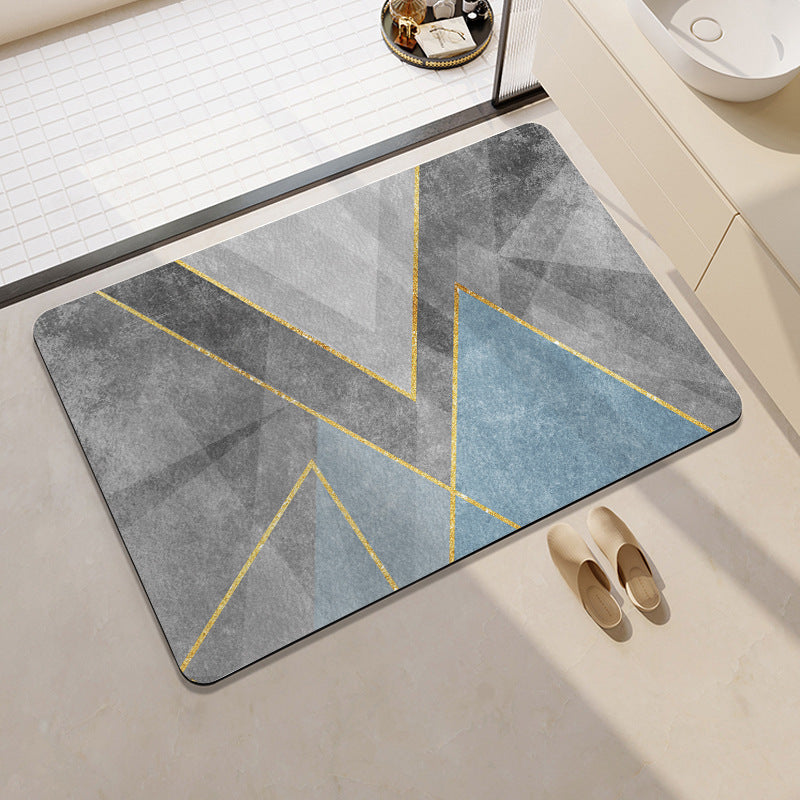 Fun Citrus-Themed Bath Mat Kalsten