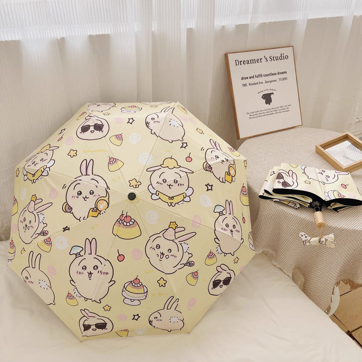 Women's Folding Umbrella with Playful Animal Design Kalsten