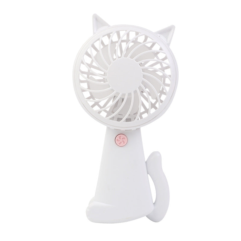 Women's Portable Cat Design Hand Fan Kalsten