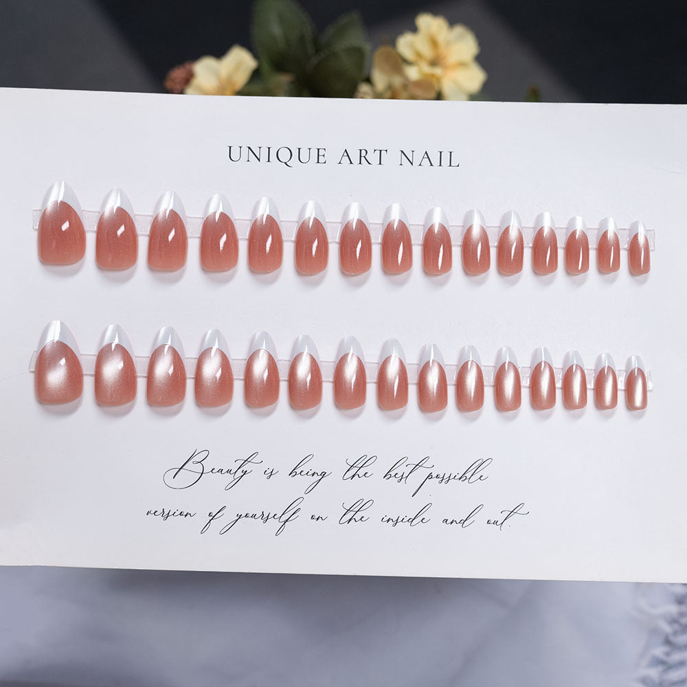 Versatile Press-On Nail Set with Unique Art Designs