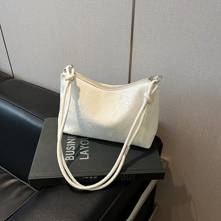 Snake-Print Evening Handbag