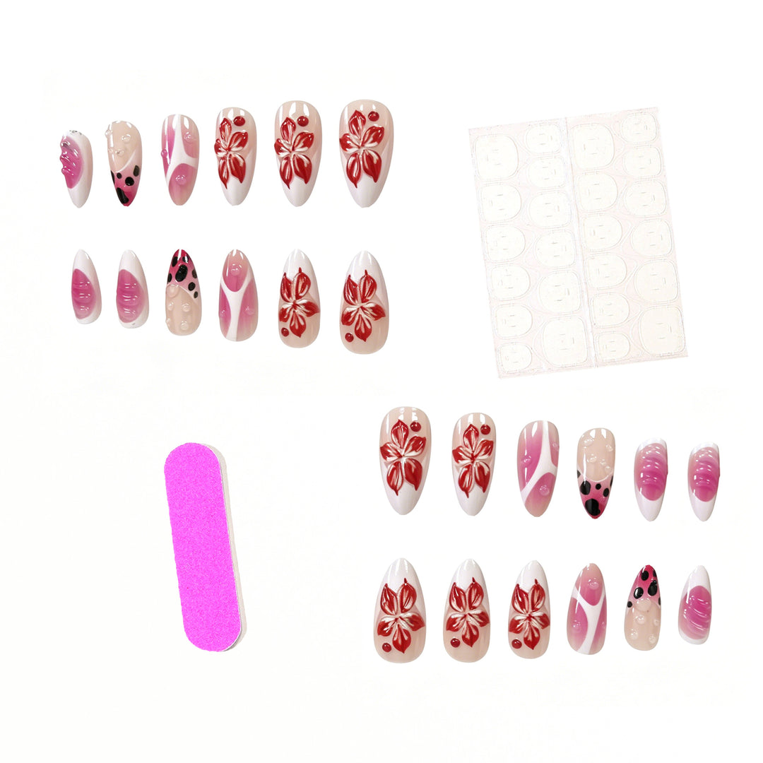 Artistic Floral Nail Art Enhancements Kalsten 1789915352