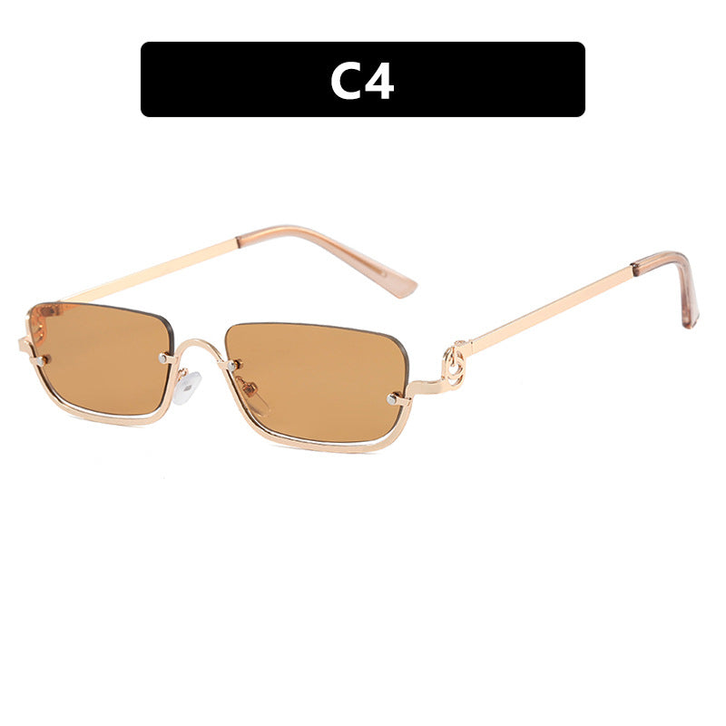 Women Fashionable Square Sunglasses with Elegant Metal Frame Kalsten