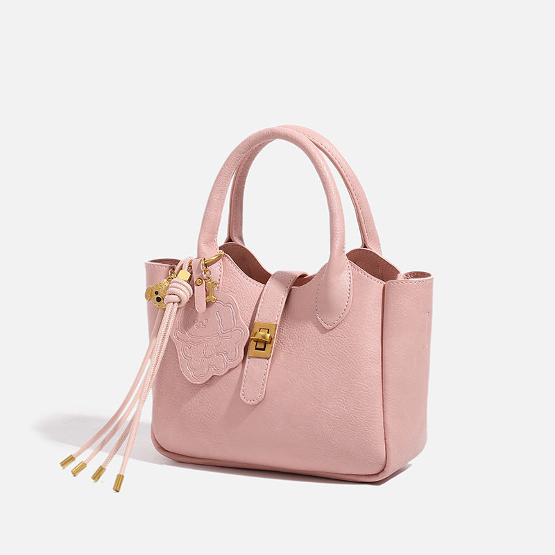 Chic Structured Handheld Tote Bag
