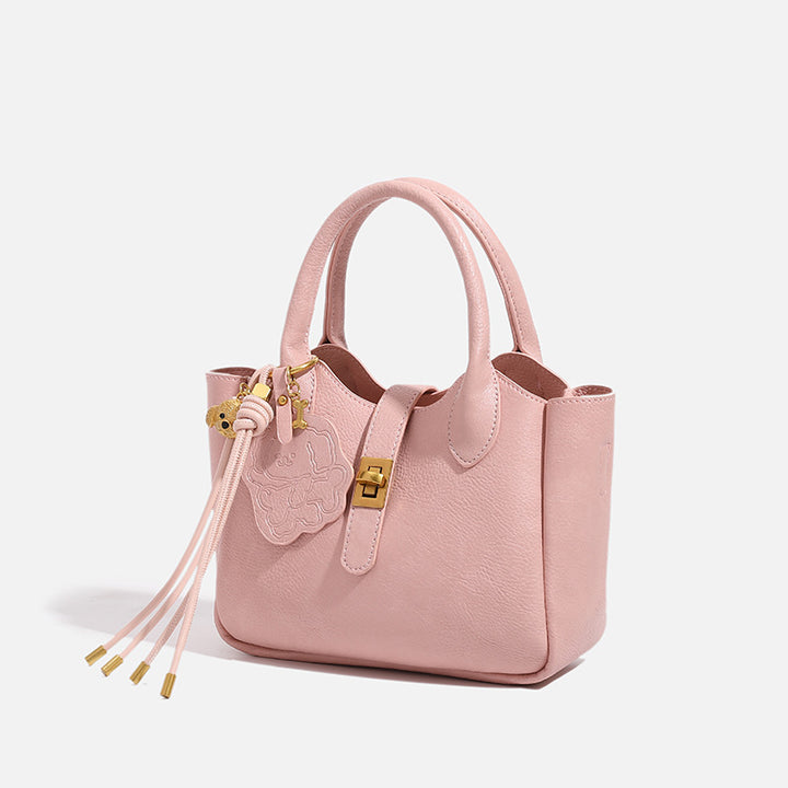 Chic Structured Handheld Tote Bag