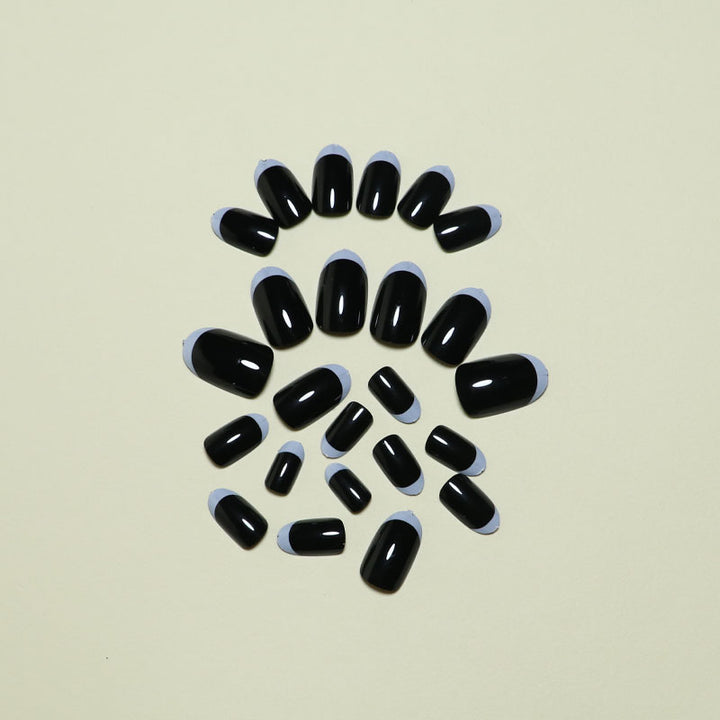 Elegant French Tip Press-On Nail Set Kalsten