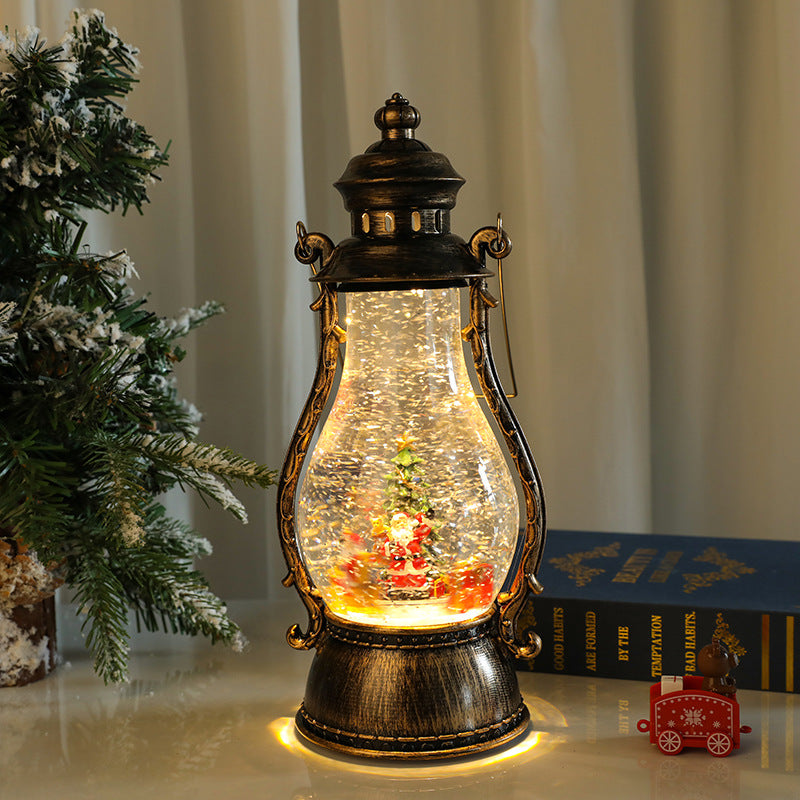 Decorative LED Lantern with Winter Scene Kalsten