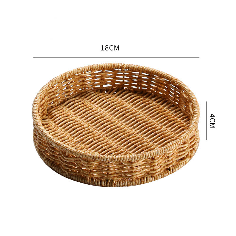 Unisex Round Storage Bowl made of Natural Weave Kalsten