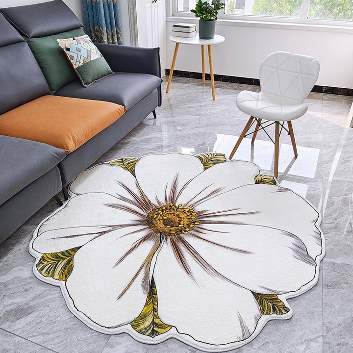 Floral-Shaped Area Rug Kalsten