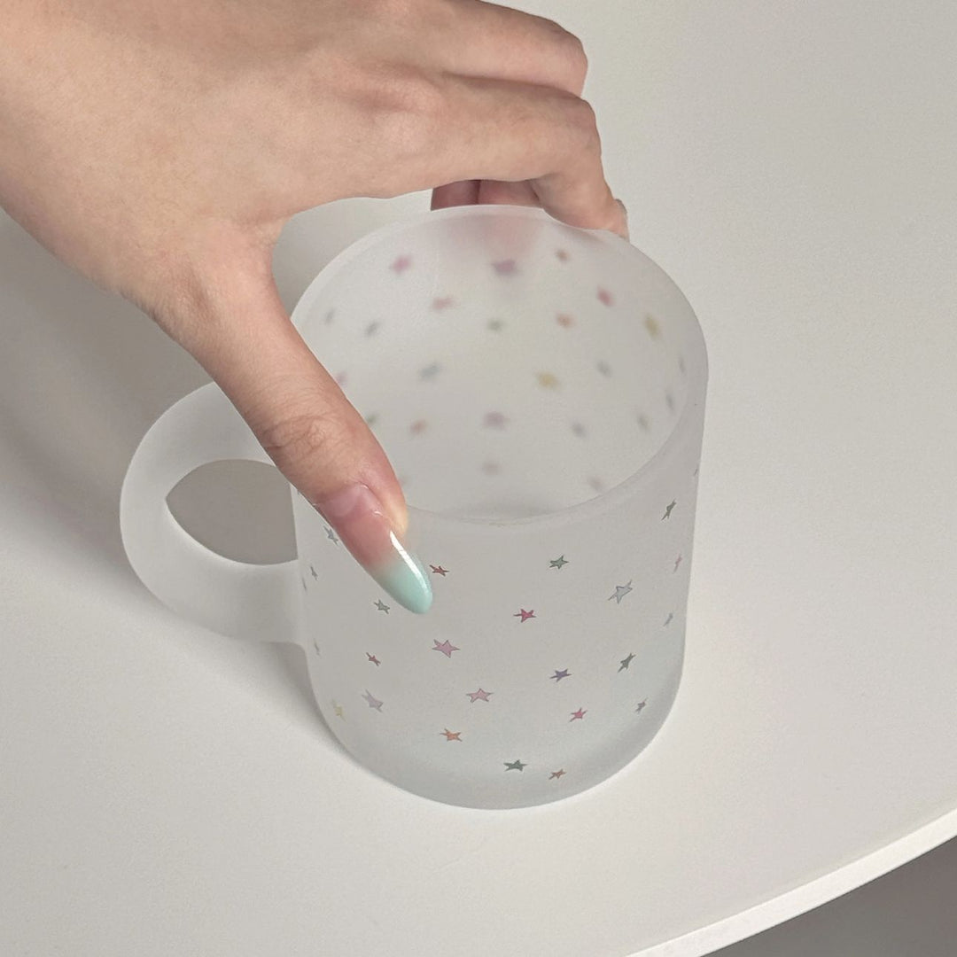 Ceramic mug with playful star motif Kalsten