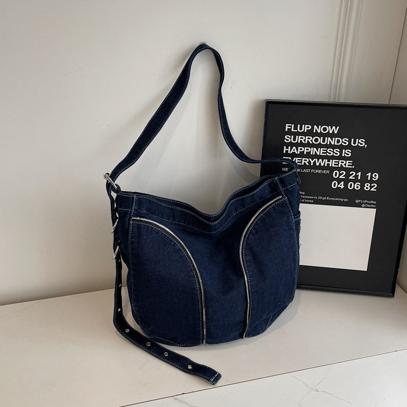 Fashionable Denim Shoulder Bag Kalsten