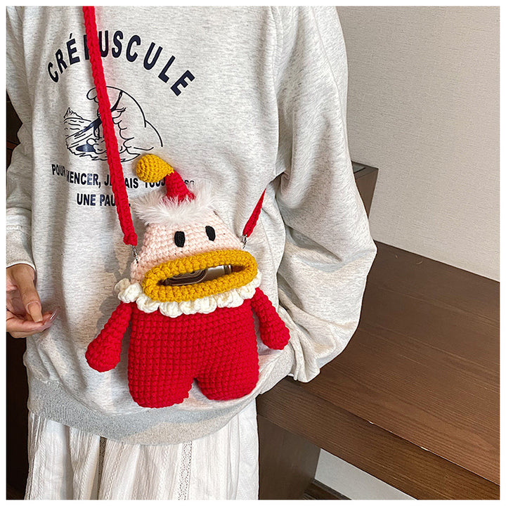 Cute Character Crochet Mini Backpack