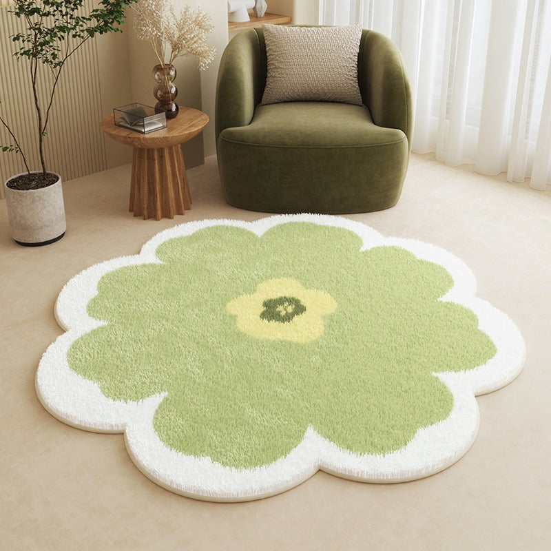 Flower-Shaped Area Rug Kalsten