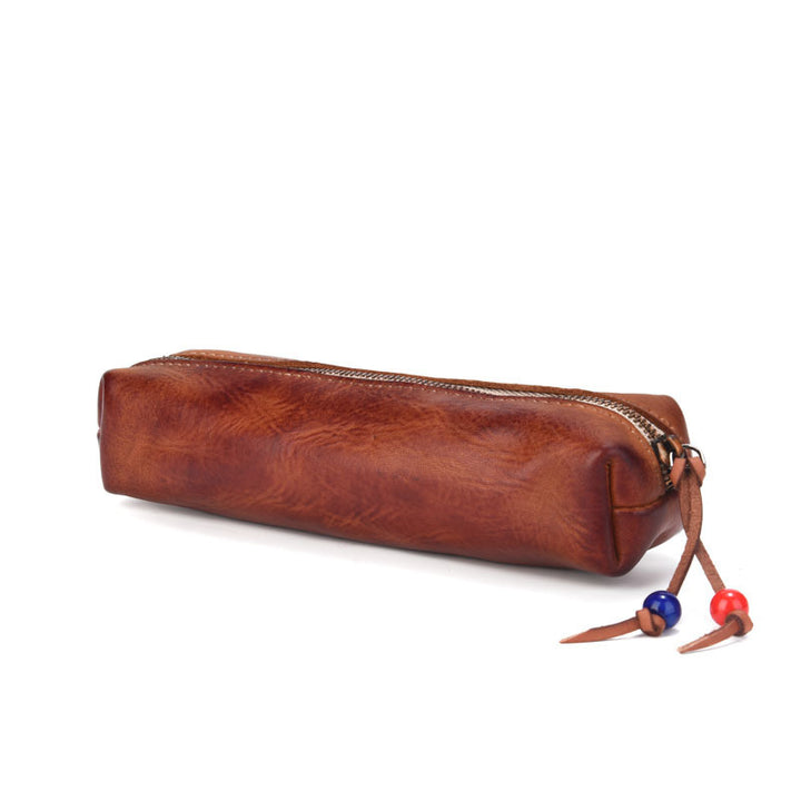 Elegant Leather Pencil Case
