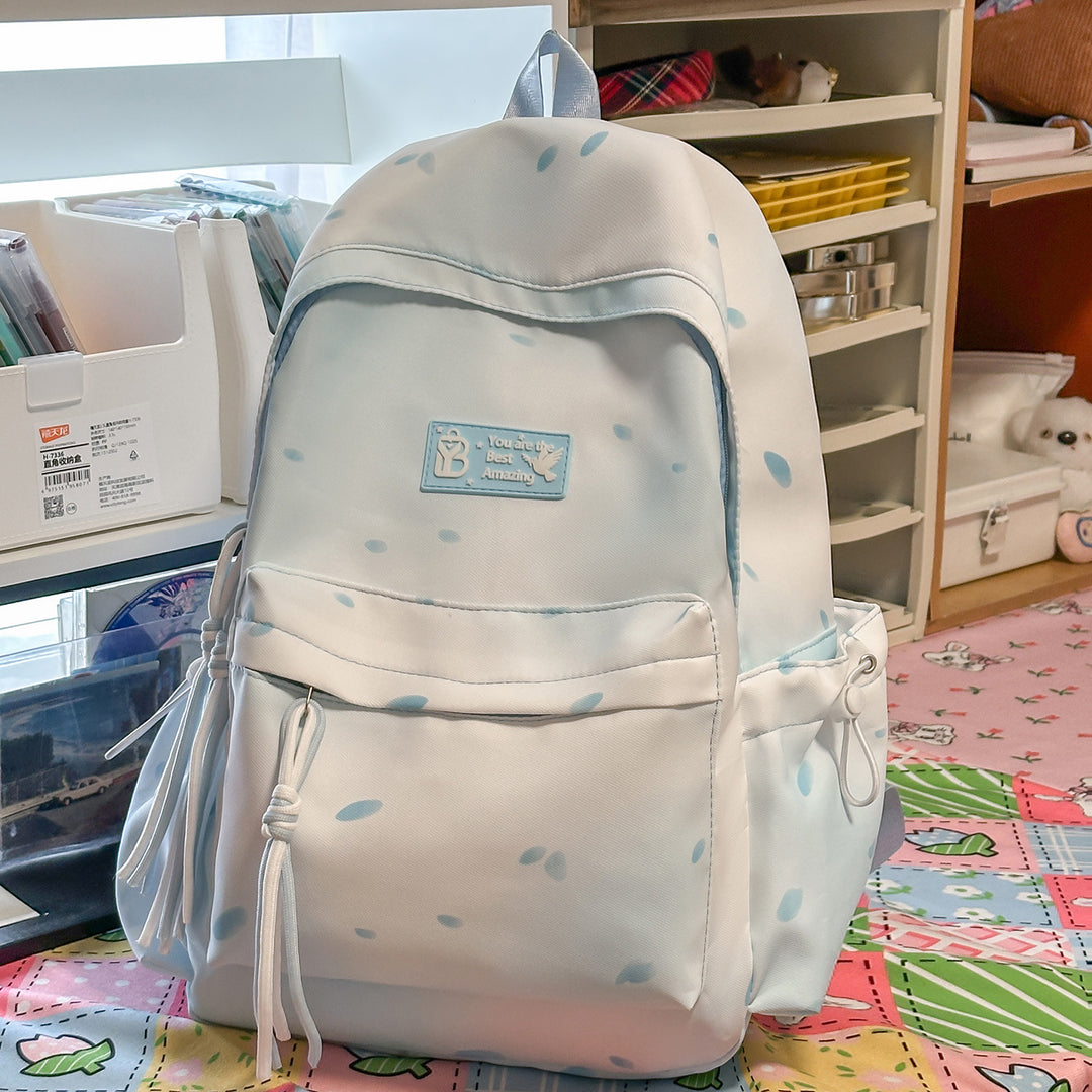 Stylish Polka Dotted Backpack Kalsten
