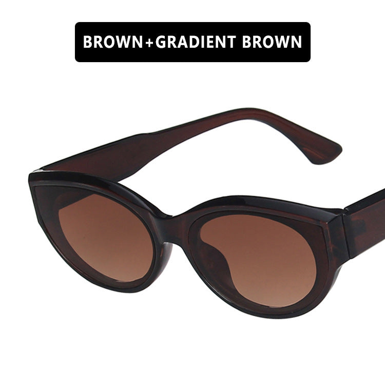 Women Cat-Eye Sunglasses with stylish leopard pattern and UV protection Kalsten