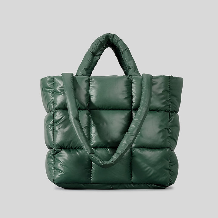 Padded Puffer Tote Bag
