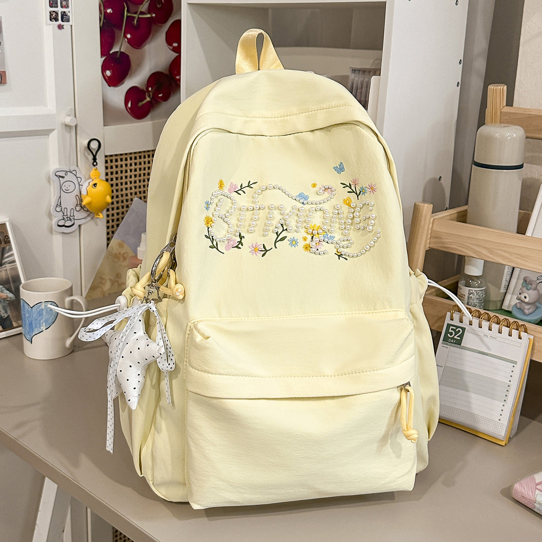 Stylish Embroidered Casual Backpack Kalsten 1791205296