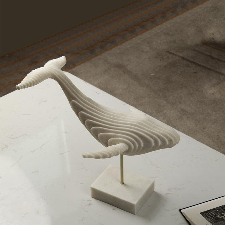 Artistic Whale Sculpture