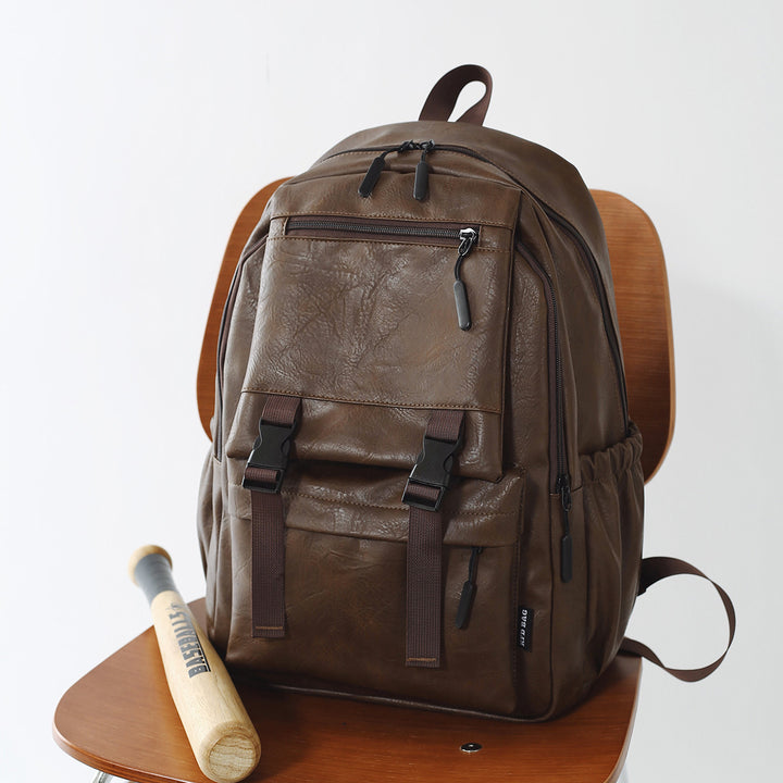 Stylish Multi-Functional Brown Backpack Kalsten