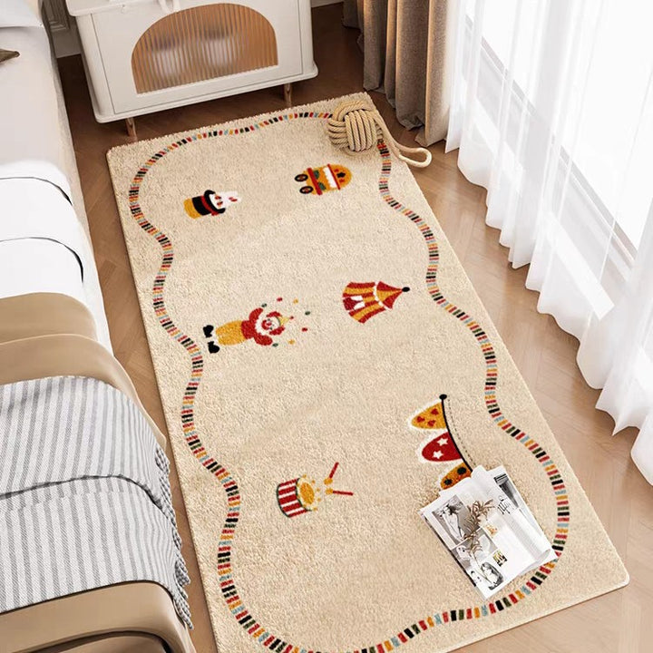 Playful Circus-Themed Area Rug Kalsten