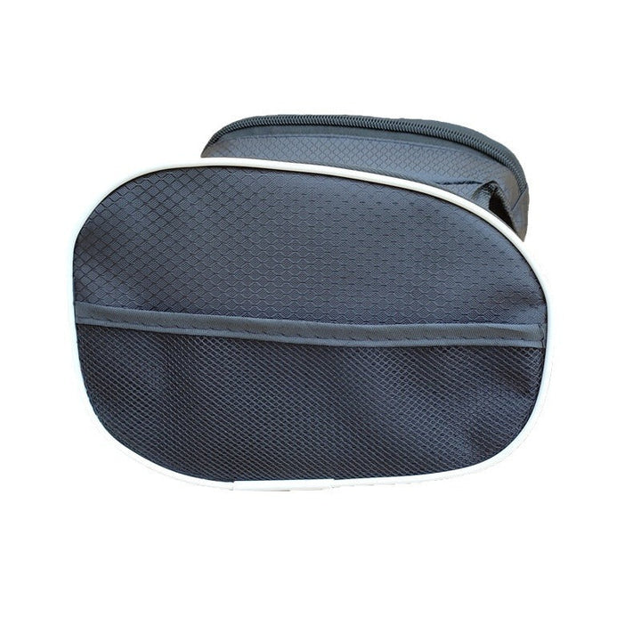 compact waterproof bicycle handlebar storage bag with quick-release straps and mesh organizer Kalsten