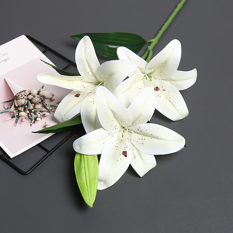 Lifelike Artificial Lily Bouquet