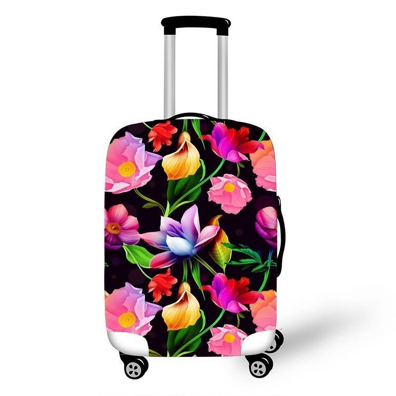 Women's hard shell suitcase with diverse floral design Kalsten