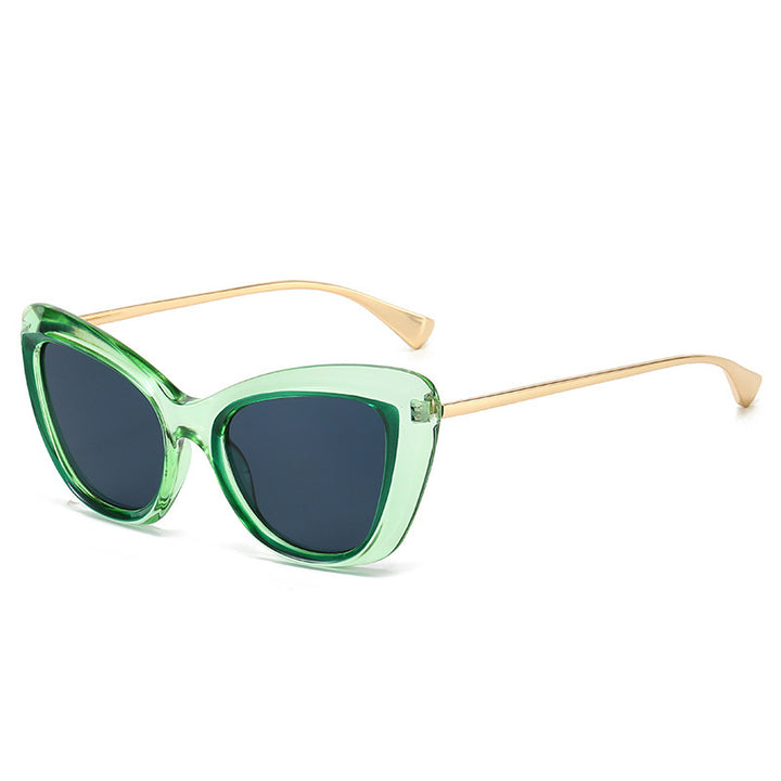 Ladies Cat-Eye Sunglasses with Elegant Metal Frame Kalsten