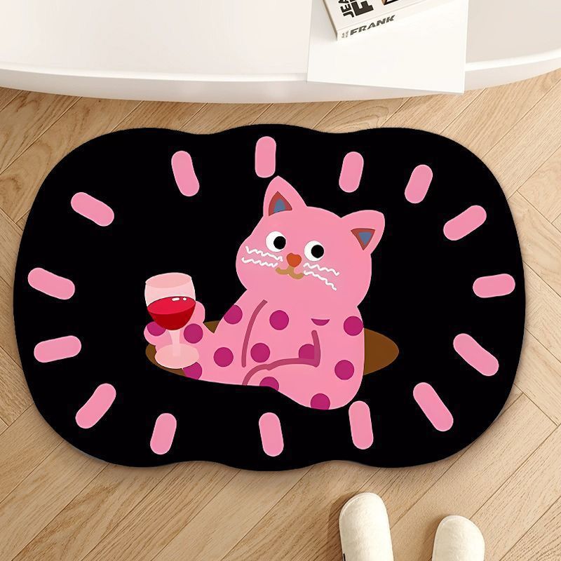 Cute Elephant-Themed Bath Mat