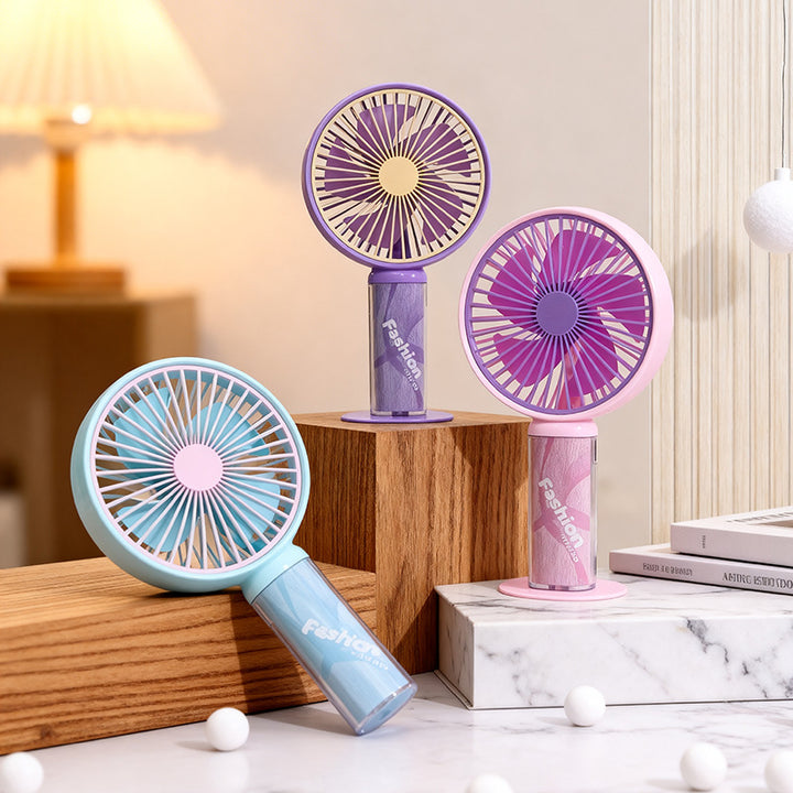 Women's Portable Battery-Powered Fan with Stylish Design Kalsten