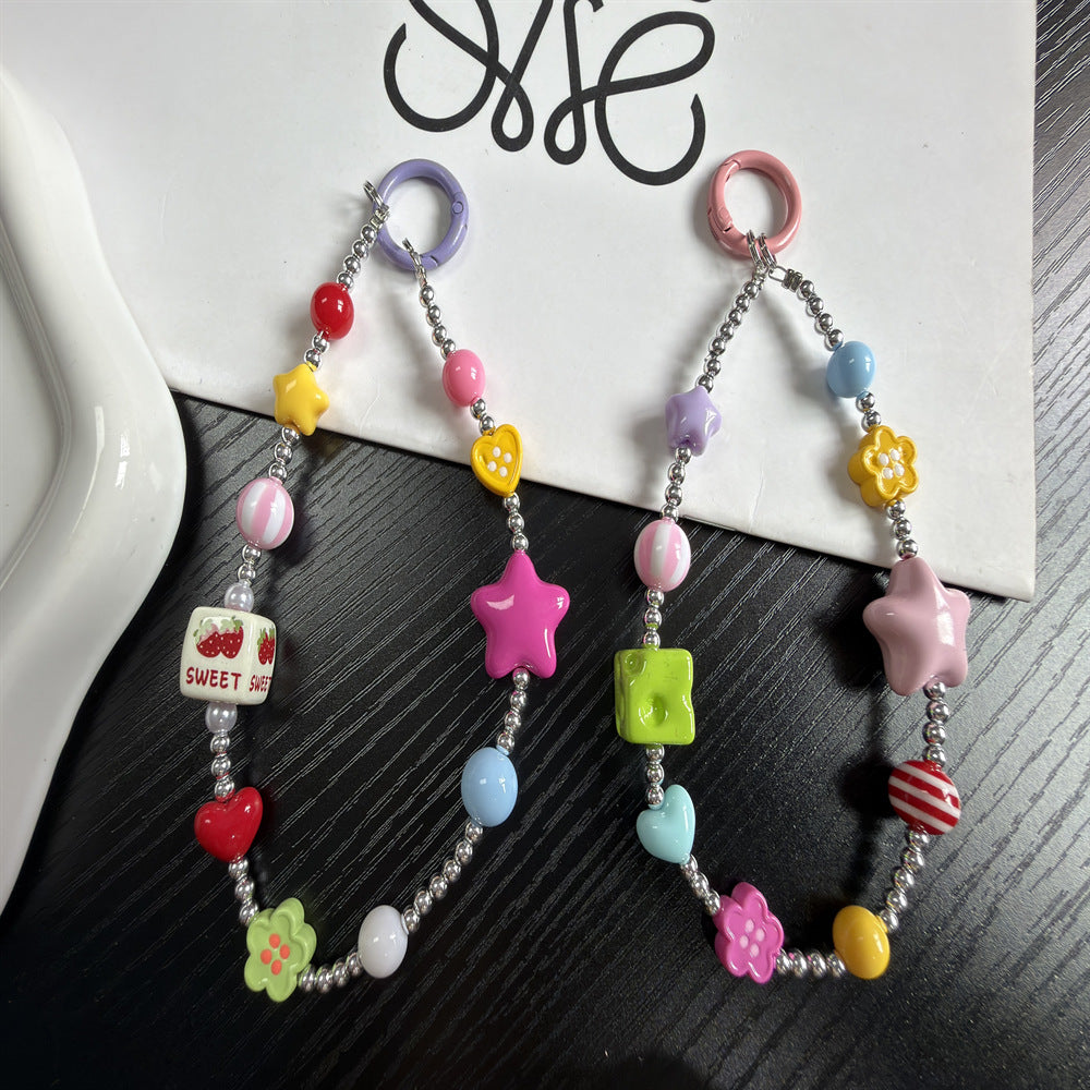 Colorful Beaded Charm Keychain Kalsten 1790134782