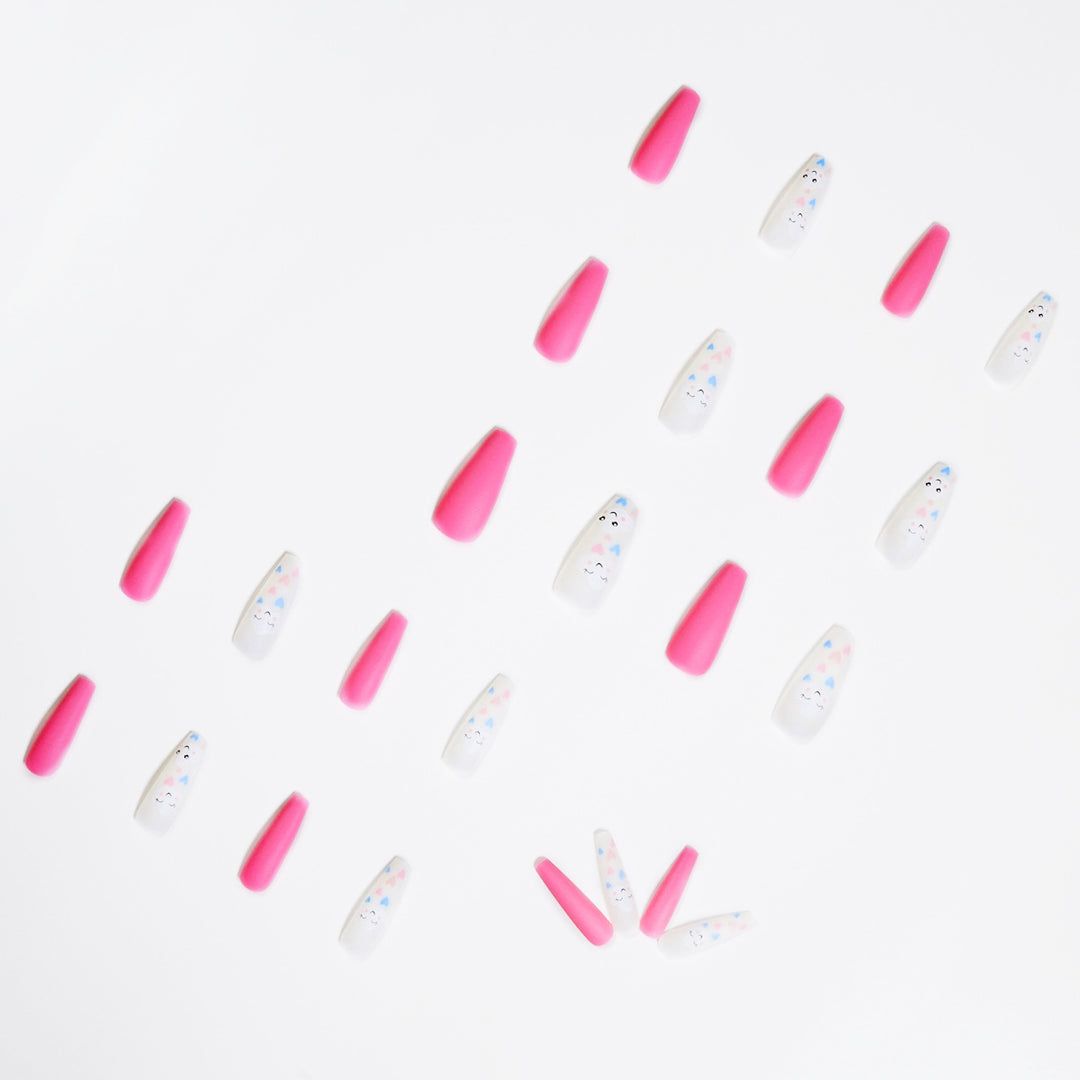 Artful Nail Art with Cute Cloud and Heart Designs Kalsten