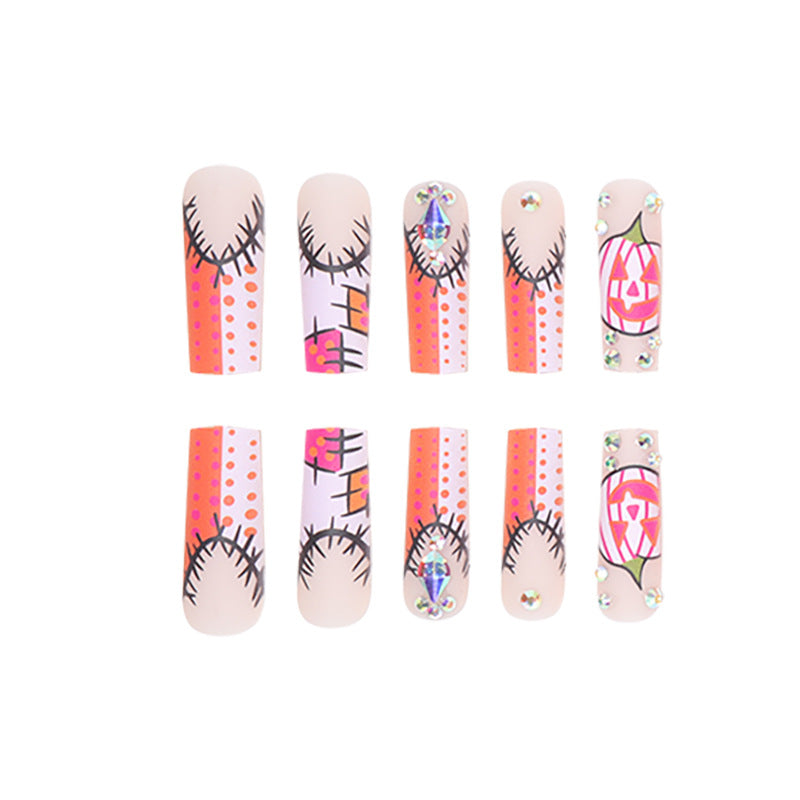 Artistic Halloween-Themed Nail Art Set Kalsten