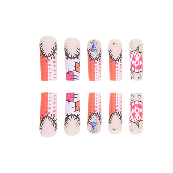 Artistic Halloween-Themed Nail Art Set Kalsten