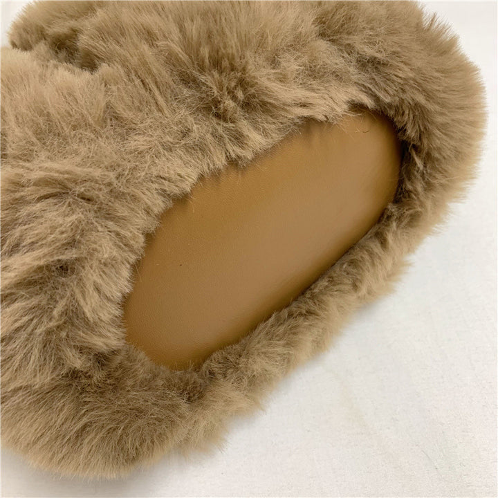 Plush Faux Fur Tote Bag