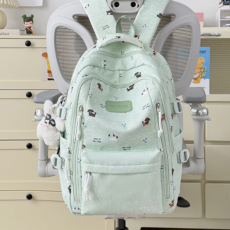 Playful Dog-Themed School Backpack Kalsten