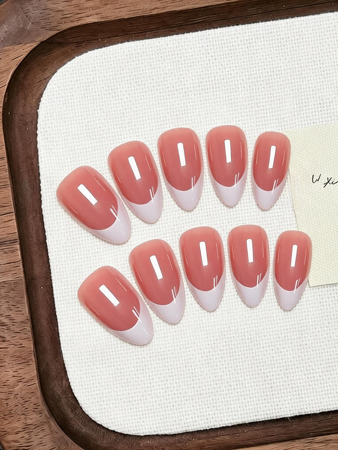 Acrylic Nail Set with Elegant French Tip Kalsten