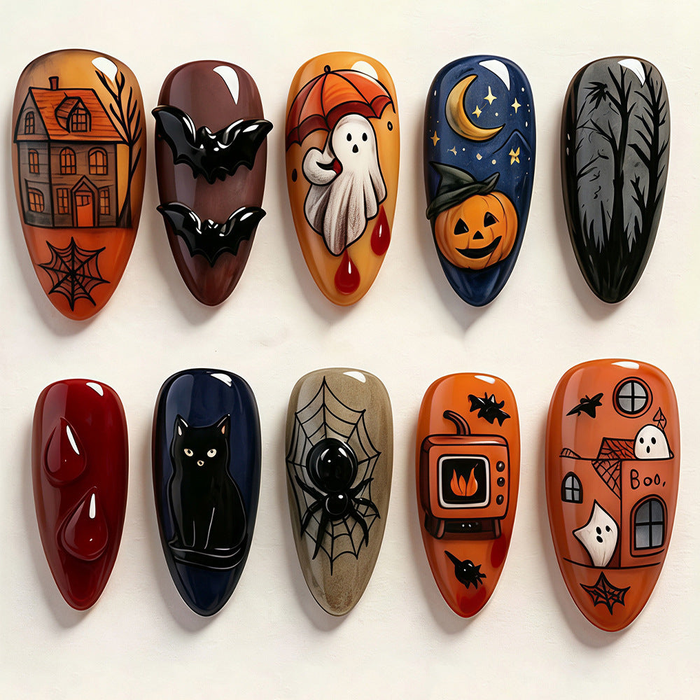 Creative Halloween Nail Art Set Kalsten