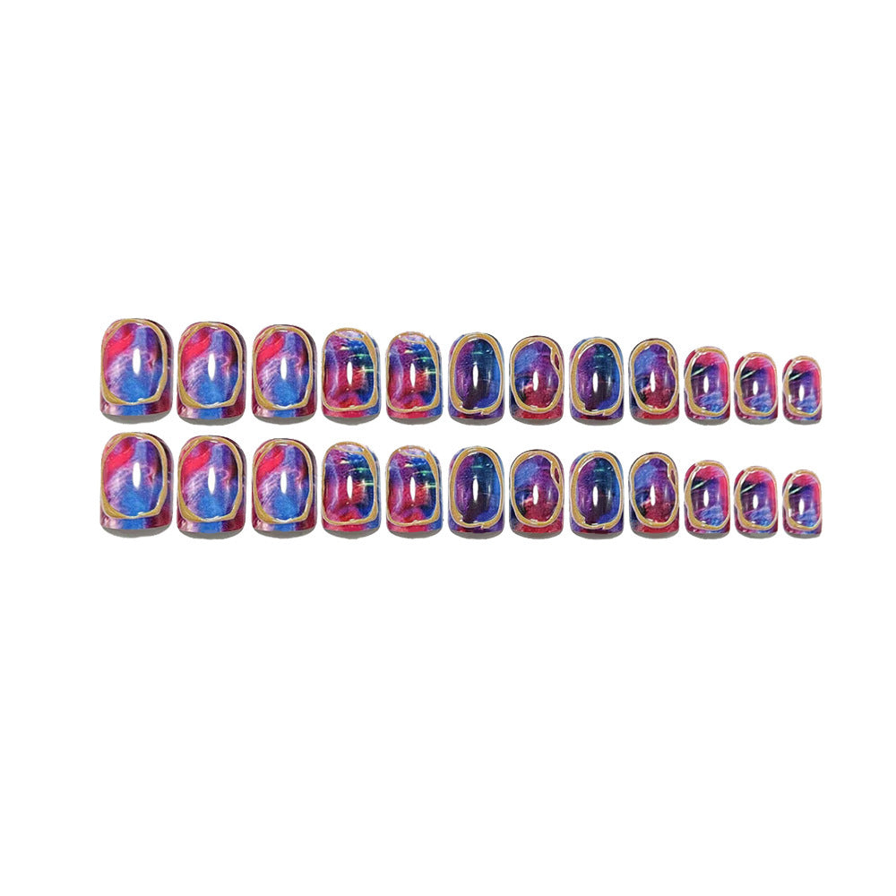 Creative nail design in painting style Kalsten