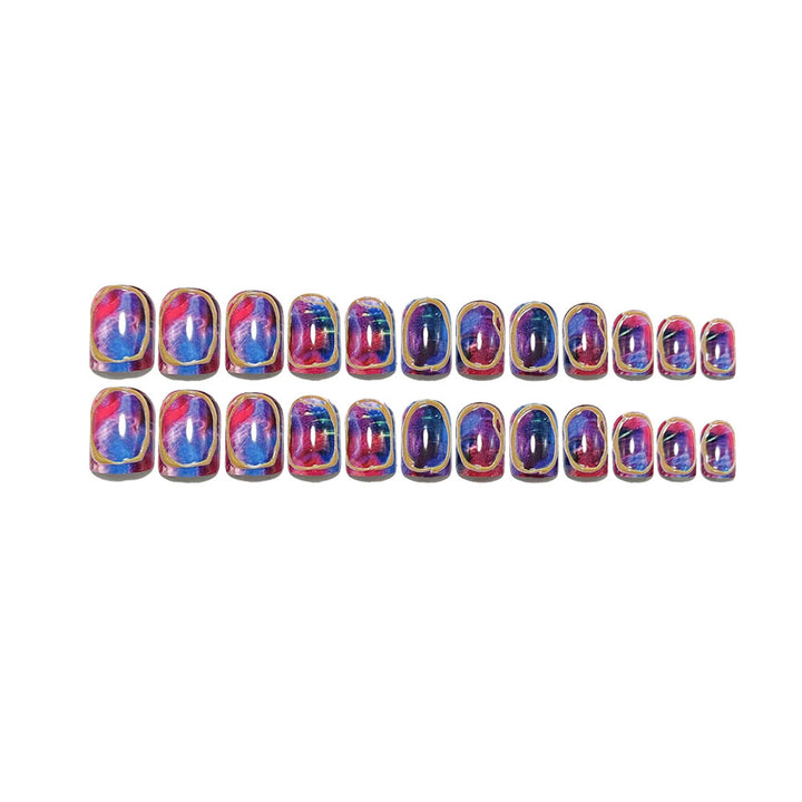 Creative nail design in painting style Kalsten