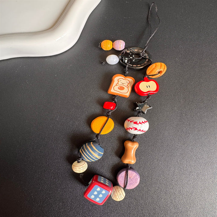Playful Themed Beaded Lanyard Kalsten