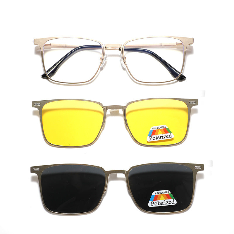 Women's fashionable sunglasses with interchangeable polarizing lenses Kalsten