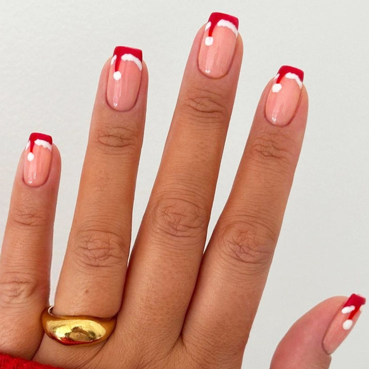 Festive Press-On Nail Set Kalsten
