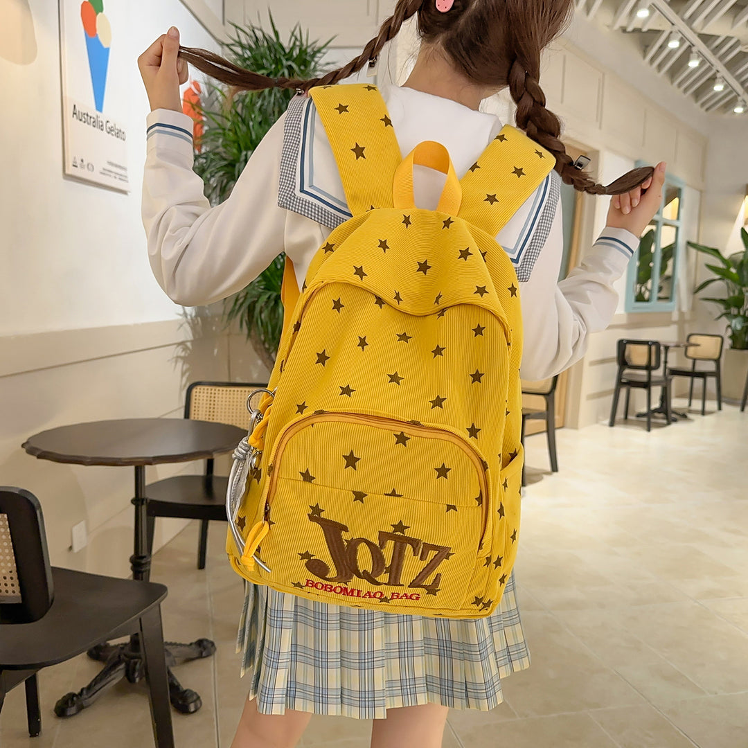 Stylish Star-Printed Backpack Kalsten