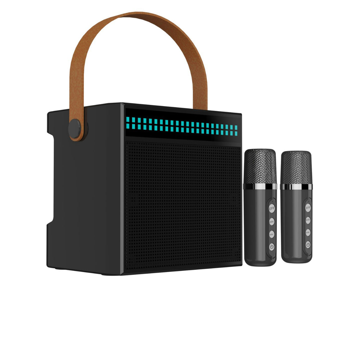 Portable Karaoke System with Dual Microphones Kalsten