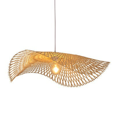 Artistic Wave-Designed Pendant Light