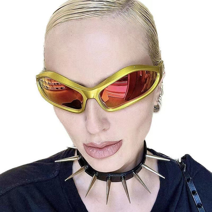 Women's Sporty Sunglasses with Aerodynamic Design Kalsten